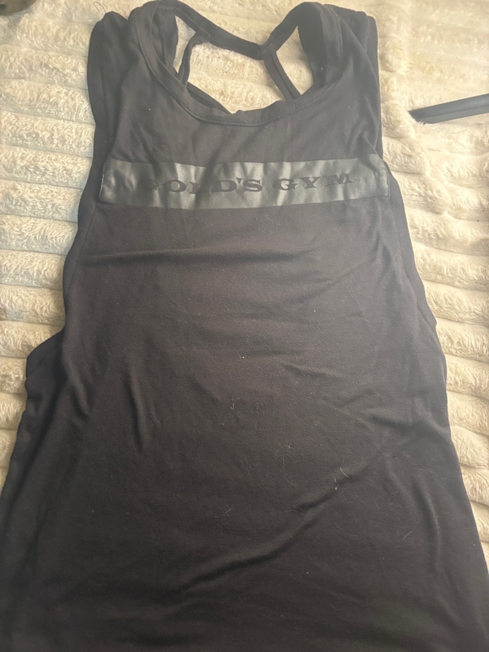 Gold's Gym Women's Black Racerback Tank Top
